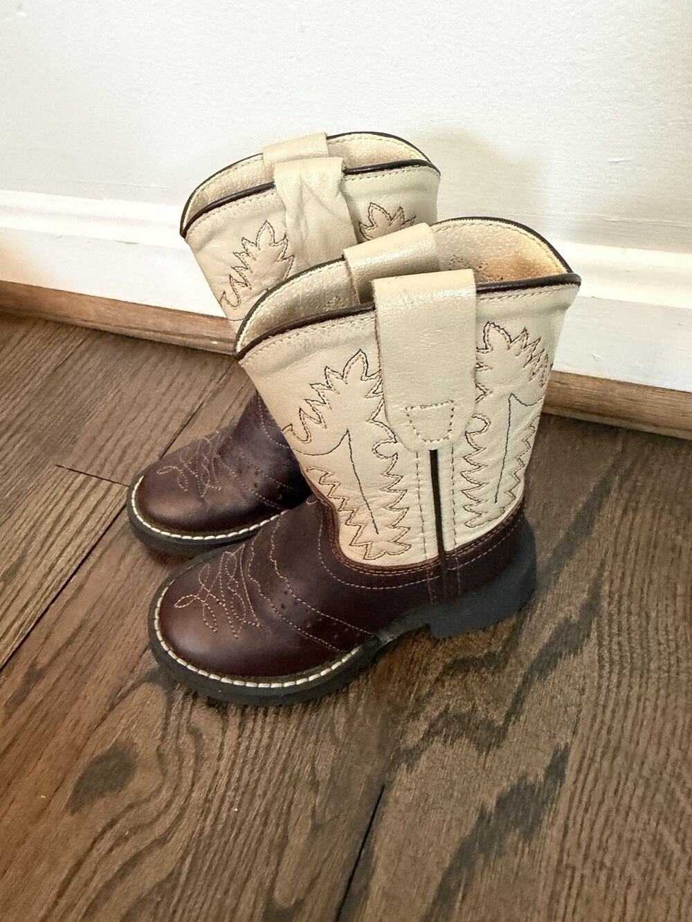 Cody James Toddler Leather Cowboy Boots sz 6 Brand New